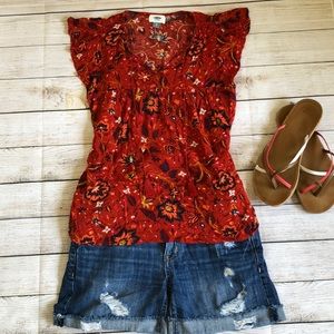 Old Navy boho shirt XS